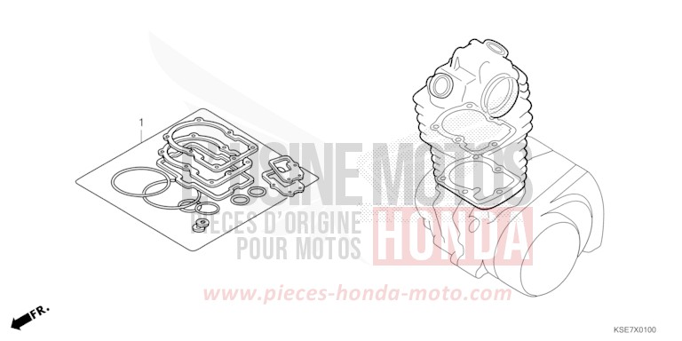 DICHTUNG SATZ A von CRF150R "Big Wheels" EXTREME RED (R292) von 2022